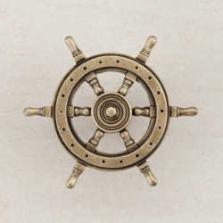 Acorn DPC Ship's Wheel Cabonet Knob, 1-3/4" x 1-3/4"