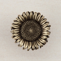 Acorn DQ8 Sunflower Cabinet Knob, 1-3/8" x 1-3/8"