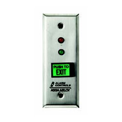 Alarm Controls TS-8 Narrow Stile Request to Exit Station w/ Rectangular Push Button & LEDs