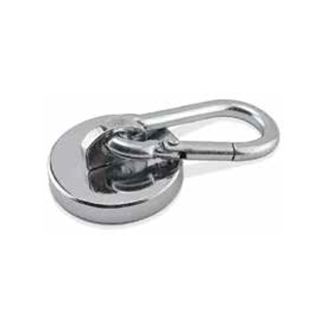 Magnet Source 07587B Neodymium Magnetic Carabiner Hook, 1.12" Dia.