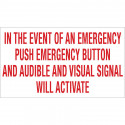 Camden CM-SE / SF Emergency Call System Optional Signage