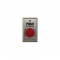 Camden CM-400GH/8F Mushroom Push Button W/ Stainless Steel Single Gang Faceplate