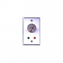 Camden CM-1150MA-7224 Flush Mount Single Gang Key Switch - Cast Aluminum Faceplate