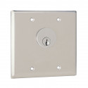 Camden CM-3210-70122 Series Double Gang Key Switch - Stainless Steel Faceplate