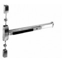  871063Fx 10Bx LHR Surface Vertical Rod Exit Device w/ 300 Series Auxiliary Control & Pull Trim