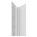 Ives 224XY US28 85 Continuous Hinge, Full Mortise Door Edge Protector