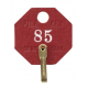 Lund 508-A Fiber Security Key Tags for File Keys, Lot 100