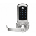 ACCENTRA (formerly Yale) NTB NexTouch Grade 1 Cylindrical Lock, Keyed Standard, Satin Chrome Plated
