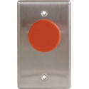 Camden CM-400N Series Mushroom Push Button W/ Stainless Steel Narrow Faceplate