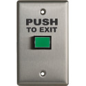 Camden CM-300GPTE / RPTE 'Push To Exit' Rectangular Illuminated Switch Single Gang Faceplate SPDT Momentary