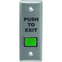 Camden CM-310GPTE / RPTE / EE 'Push To Exit' Rectangular Illuminated Switch Narrow Faceplate SPDT Momentary