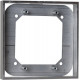 Camden CM-48AL Double Gang/Square Mounting Box, Anodized Aluminum 4 1/2"W X 4 1/2"H X 3/4"D