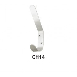 Cal-Royal CH14 Coat and Hat Hook, Finish-Satin Stainless Steel