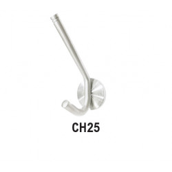 Cal-Royal CH25 Coat and Hat Hook, Finish-Satin Stainless Steel