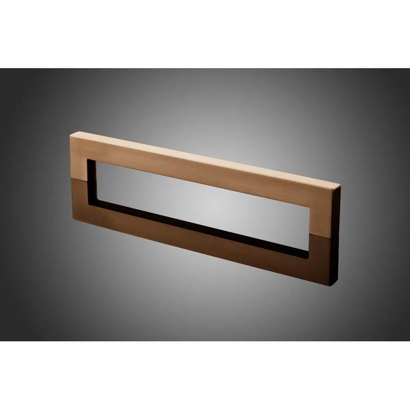 Forms+Surfaces Rectangular HDREC1512/ 2012 Door Pull with Returned Standoffs