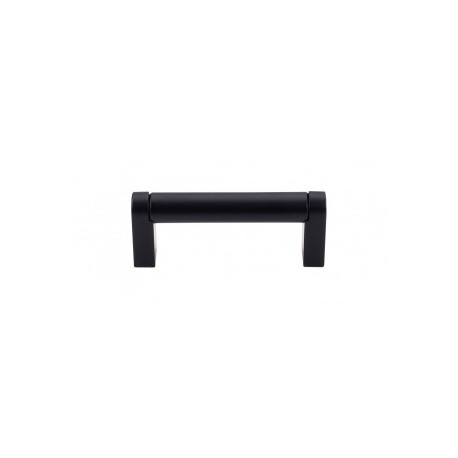 Flat Black Top Knobs M1018 Bar Pulls Collection 6-5/16 Pennington Steel Bar Pull