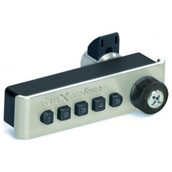 CompX EcoForce No-Battery Push Button Cabinet Lock