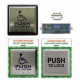 Camden CX-WC13XFM/SM Restroom Control Kit, Aura Illuminated Push Plate Switch System