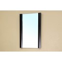 Bellaterra 203102 Solid Wood Frame Mirror - Black - 19.7x2x31.5"