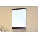 Bellaterra 203136 Solid Wood Frame Mirror Cabinet - Walnut - 22x4x31.5"