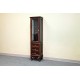 Bellaterra 202016H Linen Cabinet-Wood-Walnut - 17.3x14x66.1"