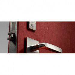 Corbin Russwin ML20600 Electrified Mortise Lock with High Security Monitoring w/ Frascati, Merlot, Zinfandel Lever & G Rose