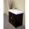 Bellaterra 203107 31.5 In Single Sink Vanity-Wood-Black - 31.5x18.9x33.5"