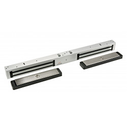 DynaLock 2282 Double Outswing, Low Profile 1200 lb Holding Force Maglock, Finish-Satin Aluminum
