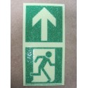 American Permalight 83-40129 Safety Marker Anti-Skid for floors: Polycarbonate Man + Arrow Self-adhesive Power