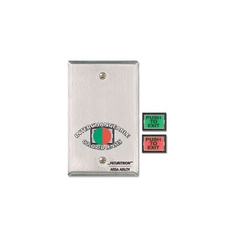 Securitron PB3 Rectangle Push Button