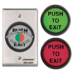 Securitron PB5 Medium Round Push Button