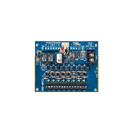 Securitron PDB-8C1R2 Eight-Output Power Distribution with Fire Trigger / Relay