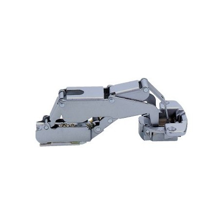 Sugatsune H160 Cabinet Concealed Hinge, 18 mm Overlay, Finish-Satin Chrome