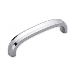 Sugatsune XL-CUR Cabinet Stainless Steel Handle, Finish-Mirror And Satin Combination