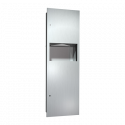 American Specialties, Inc. 10-6462-2.10-7462-SR2 Simplicity - Paper Towel Dispenser & Waste Receptacle - Multi, C-Fold - 9 gallon