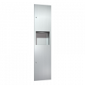 American Specialties, Inc. 10-6467-9-41PC.10-76467-SM Simplicity - Paper Towel Dispenser & Waste Receptacle - Multi, C-Fold - 4.2 gallon