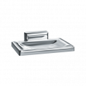 ASI 0721-Z Soap Dish W/ Drain Holes – Surface Mounted, Chrome Plated Zamak