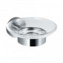 ASI 7313 Surface Mounted Soap Dish With Glass Holder
