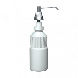 ASI 0332-CD Lavatory Basin Liquid Soap Dispenser 6" Spout, 4" Shank - 20 Oz.