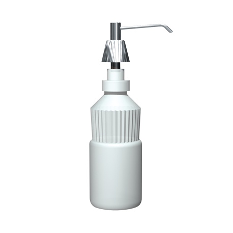 Asi 0332 D Lavatory Basin Liquid Soap Dispenser 6 Spout 4 Shank 34 Oz