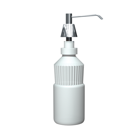 ASI 0332-D Lavatory Basin Liquid Soap Dispenser 6" Spout, 4" Shank – 34 Oz.