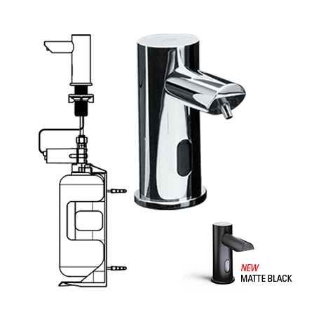 ASI 0394-(N) Ez Fill™ Stand-Alone Foam Soap Dispenser