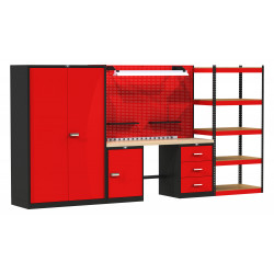 Hallowell Fort Knox FKMIXEDSTOR Mixed Storage System Preconfigured Workbench