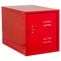  HC121812-1LV-RR Modular Locker with Louvered Door (Relay Red)