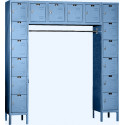 Hallowell Premium KD Stock Box Locker (4-Wide Wall Mount)