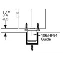 Pemko 106R/94 Guide for Sliding and Folding Doors