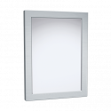 ASI 101-14 Framed Mirror – 8 Mirror Polished St. Steel, Chase Mount, 12" X 16"