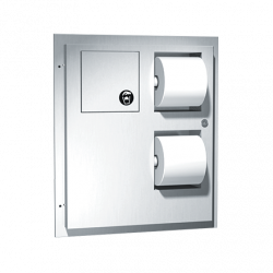 ASI 04823 Toilet Tissue Dispenser / Napkin Disposal – Recessed