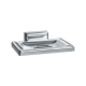 ASI 0720-Z Soap Dish W/ Drain Holes – Surface Mounted, Chrome Plated Zamak