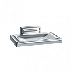 ASI 0721-Z Soap Dish – Surface Mounted, Chrome Plated Zamak